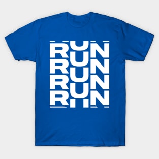 Run - solid white T-Shirt